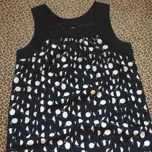 Black and white dress